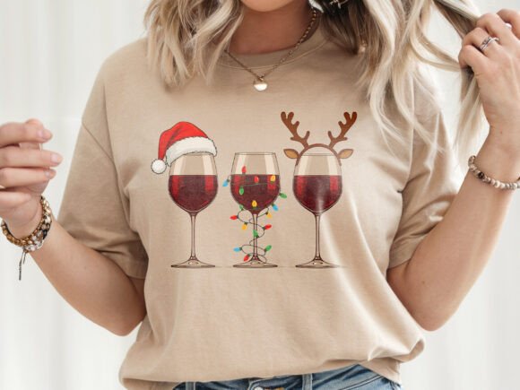 Download Womens Wine Christmas Santa Hat Xmas - Premium Resources